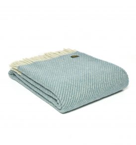 Diagonal Stripe Knee Blanket - Pure New Wool Made in the UK by Tweedmill
