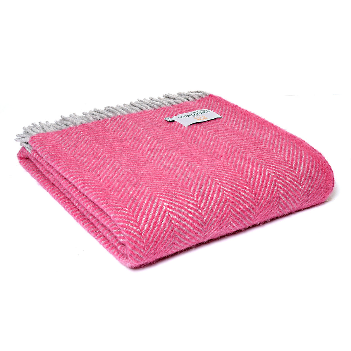 Herringbone Large Throws- Pure New Wool Made in the UK by Tweedmill