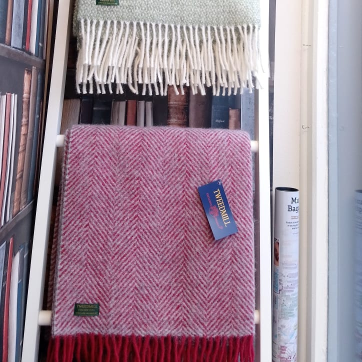 Herringbone Knee Blankets - Pure New Wool Made in the UK by Tweedmill