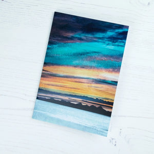 Western Isles from Trotternish Isle of Skye A6 Notebook by Cath Waters