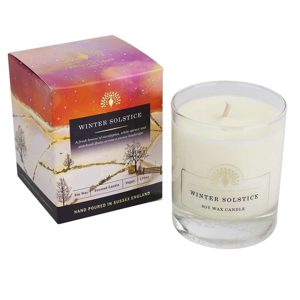 Winter Scented Soywax Vegan Candle - Winter Solstice