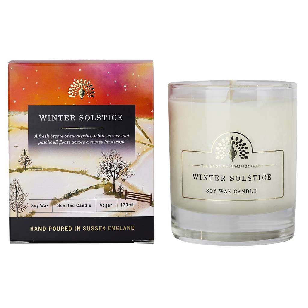 Winter Scented Soywax Vegan Candle - Winter Solstice
