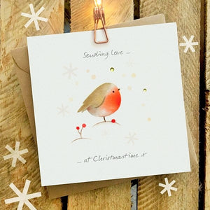 Robin Christmas Cards by Ginger Betty
