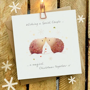 Special Couple Magical Christmas Card XON 004 by Ginger Betty
