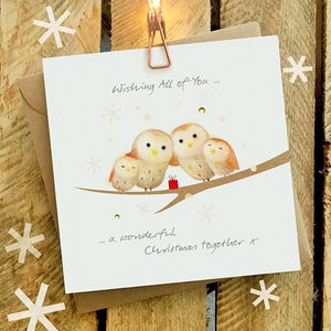 WISHING ALL OF YOU A WONDERFUL CHRISTMAS Card XON 005 by Ginger Betty