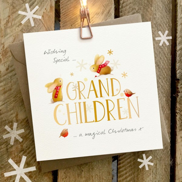 GRANDCHILDREN Christmas Cards by Ginger Betty