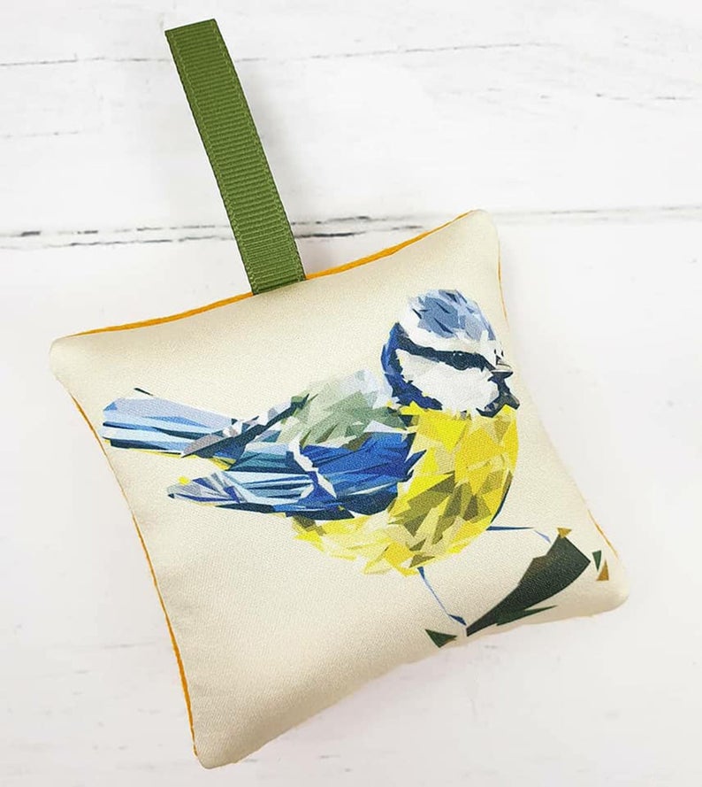 Bird themed Lavender Sachets Handmade by Louise Jennifer Design