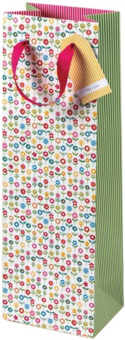 Cherry Blossom - Flower Pattern Bottle Bag