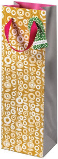 Cherry Blossom Mustard Pattern Bottle Bag