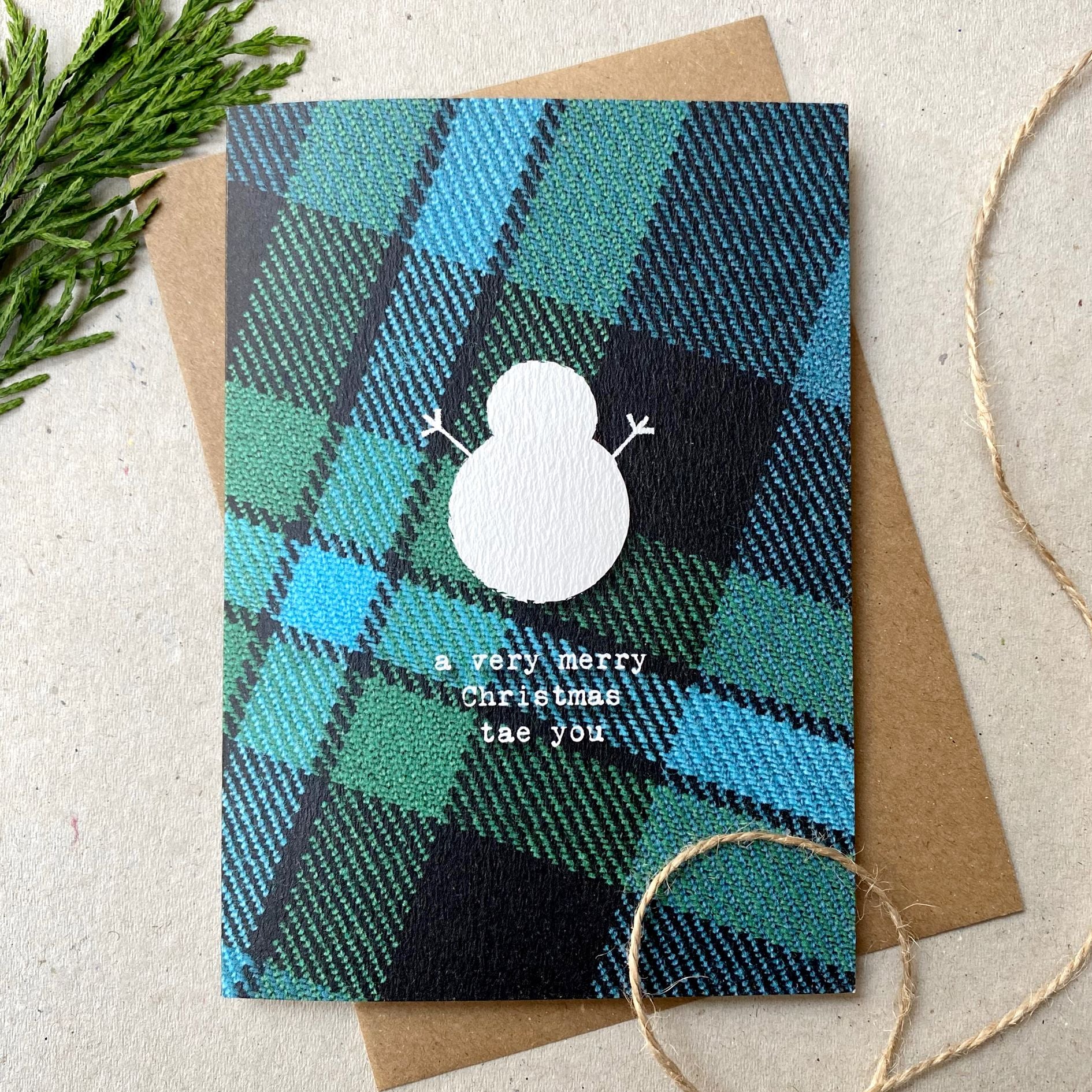 Pack of 8 Scottish Christmas Cards by Hiya Pal