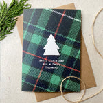Load image into Gallery viewer, Printed Tartan Christmas Cards by Hiyapal
