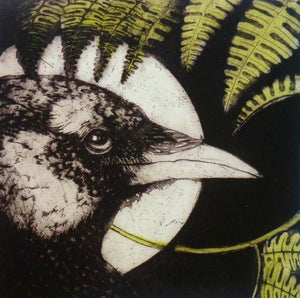 Rook, Crow, Owl & Swan Coasters by Artist Louise Scott