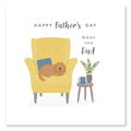 Cockapoo Dog Father's Day Card by Klara Hawkins