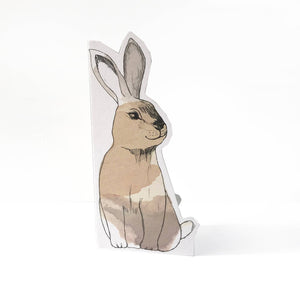 Bunny Shaped Card by Nina Nou