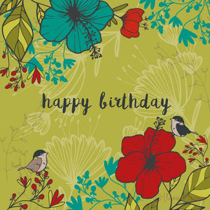 Happy Birthday Floral Cards designed by Ilana Ewing