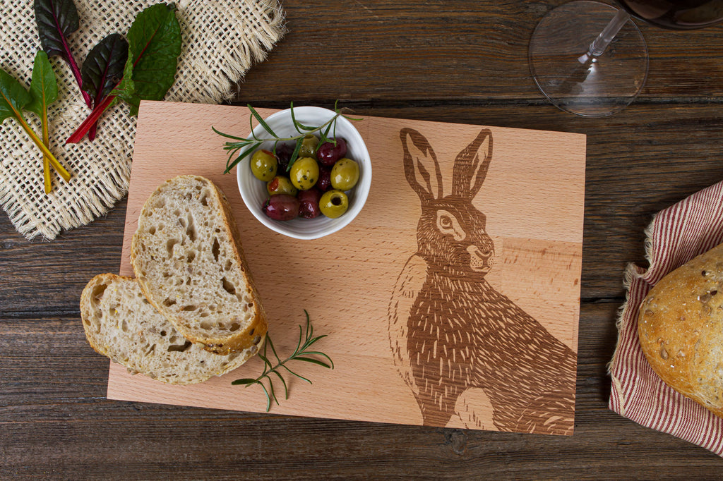 WILDER HARE chopping board designed by Perkins & Morley