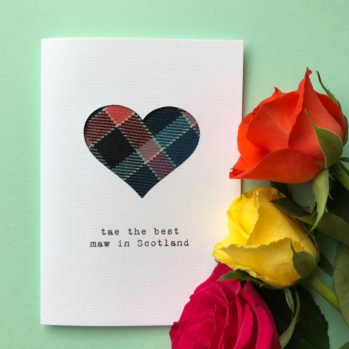 Mother's Day Handmade Scottish Cards Made in Scotland by Hiya Pal