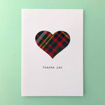 Load image into Gallery viewer, Thank You Scottish Card Handmade in Scotland by Hiya Pal
