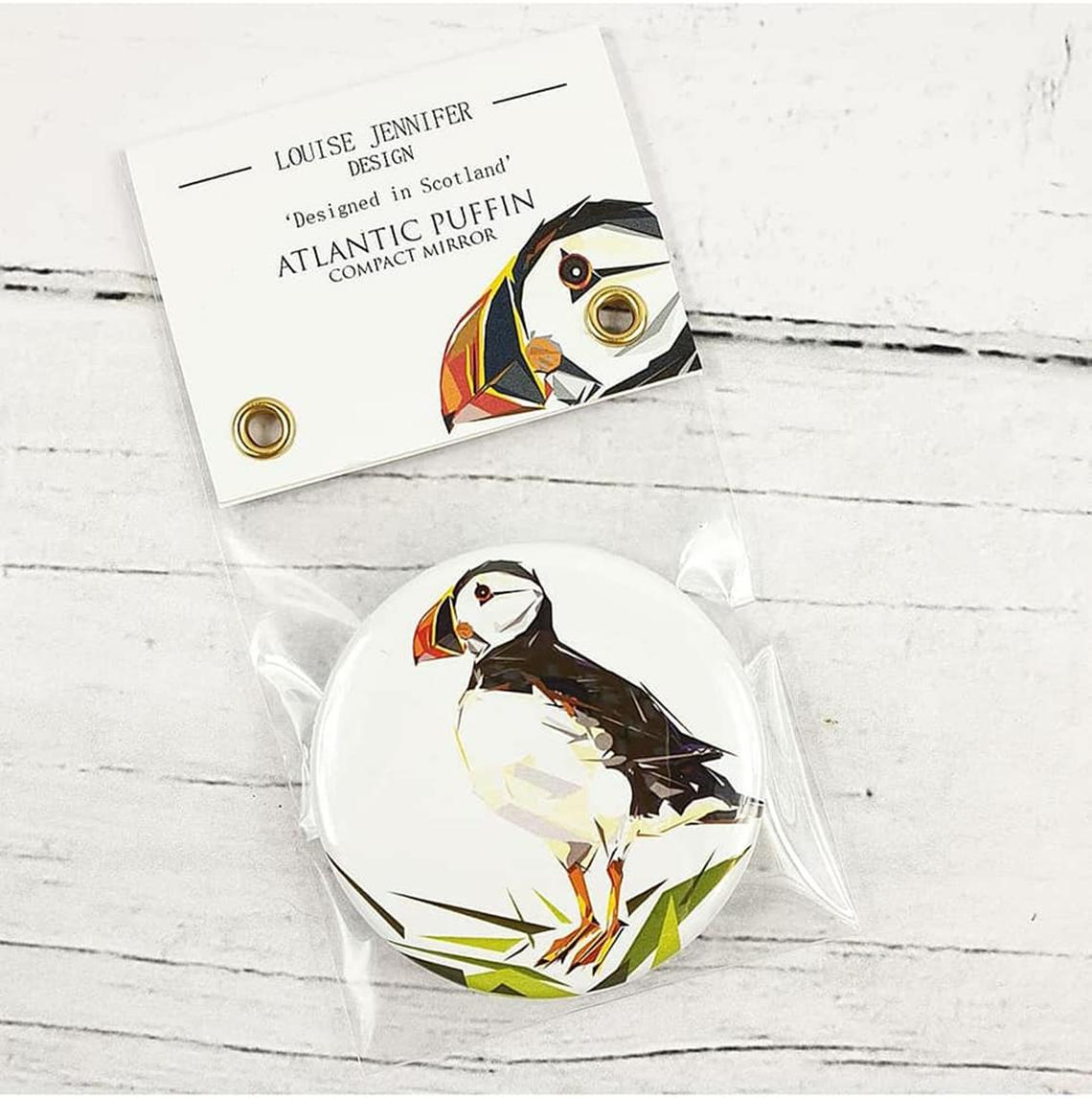 Compact Mirrors Illustrated by Jennifer Louise Design