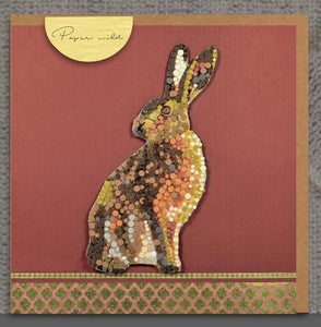 Tigerlilly Paper Wild Card - HARE WD03