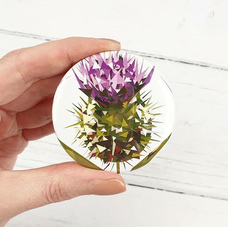 Compact Mirrors Illustrated by Jennifer Louise Design