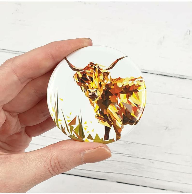 Compact Mirrors Illustrated by Jennifer Louise Design