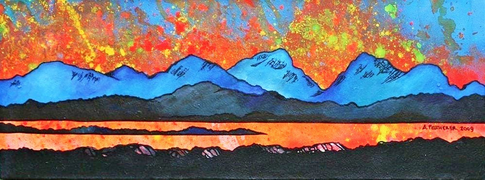 Jura Small Mounted Prints by Andy Peutherer