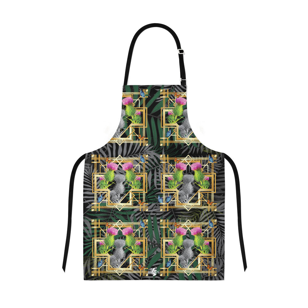 Jungle Thistle Apron designed by Brave Scottish Gifts