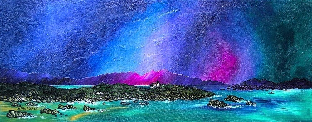 Isle of Mull Small Mounted Prints by Andy Peutherer