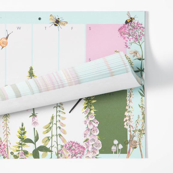 LONGTAIL AND FOXGLOVE WEEKLY PLANNER by Particle Press
