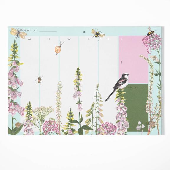 LONGTAIL AND FOXGLOVE WEEKLY PLANNER by Particle Press