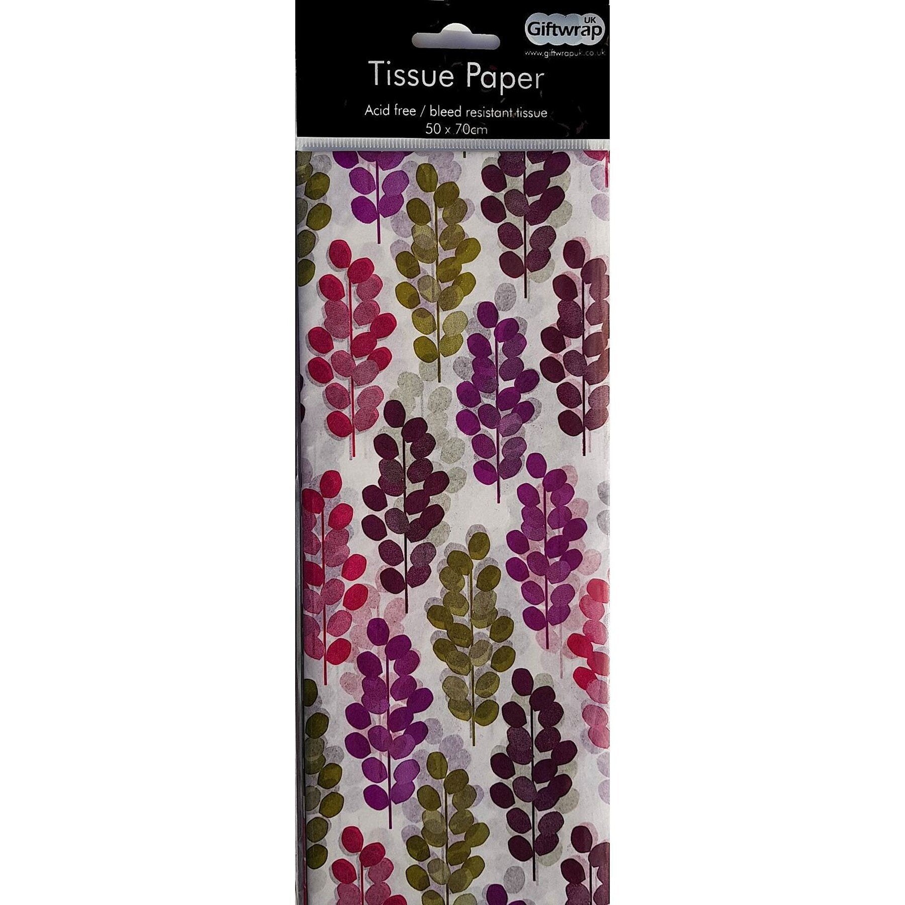 Grape Patterned Acid Free Tissue Paper (3 Sheets per Pack)