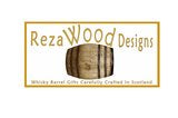 Whisky Barrel Curved Heart Tea Light Handmade by Rezawood Designs