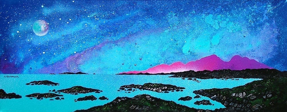 Rum Small Mounted Prints by Andy Peutherer