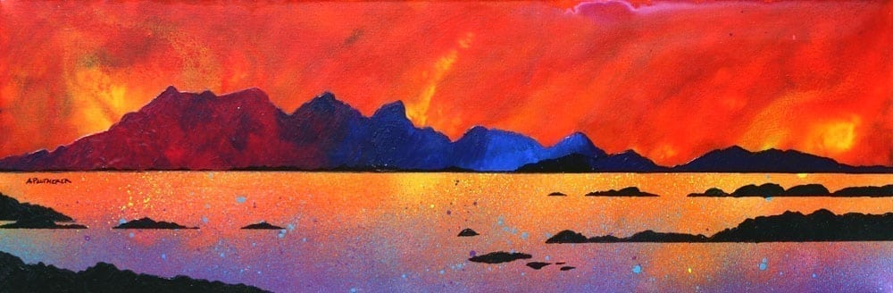 Rum Small Mounted Prints by Andy Peutherer