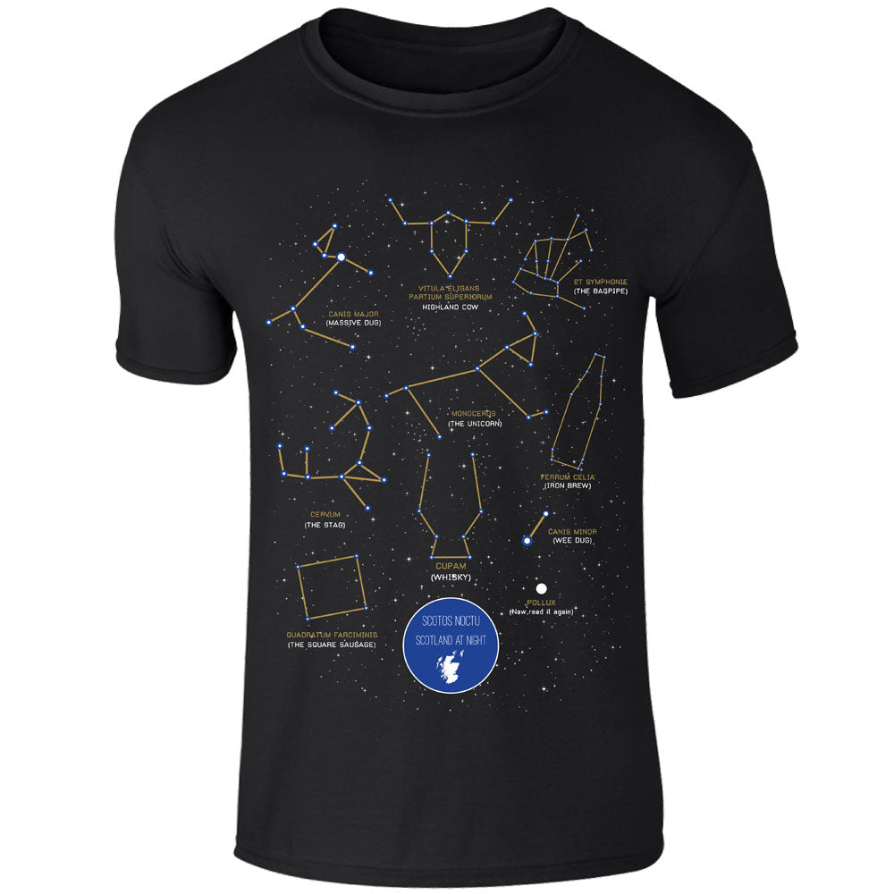 Scotus Noctu - Scotland at Night T-Shirt by Brave Scottish Gifts