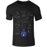 Load image into Gallery viewer, Scotus Noctu - Scotland at Night T-Shirt by Brave Scottish Gifts

