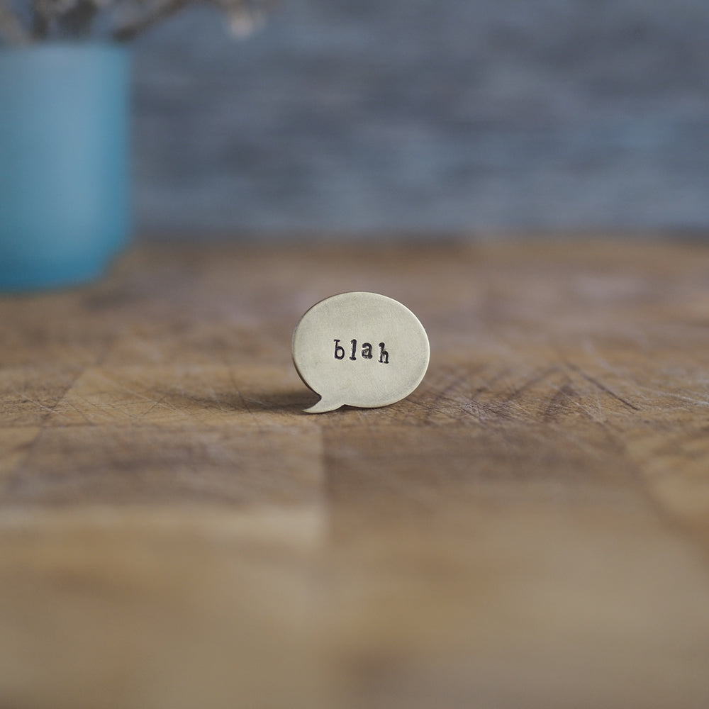 Top Brass Lapel Pin Handcrafted in Scotland by MiloMade