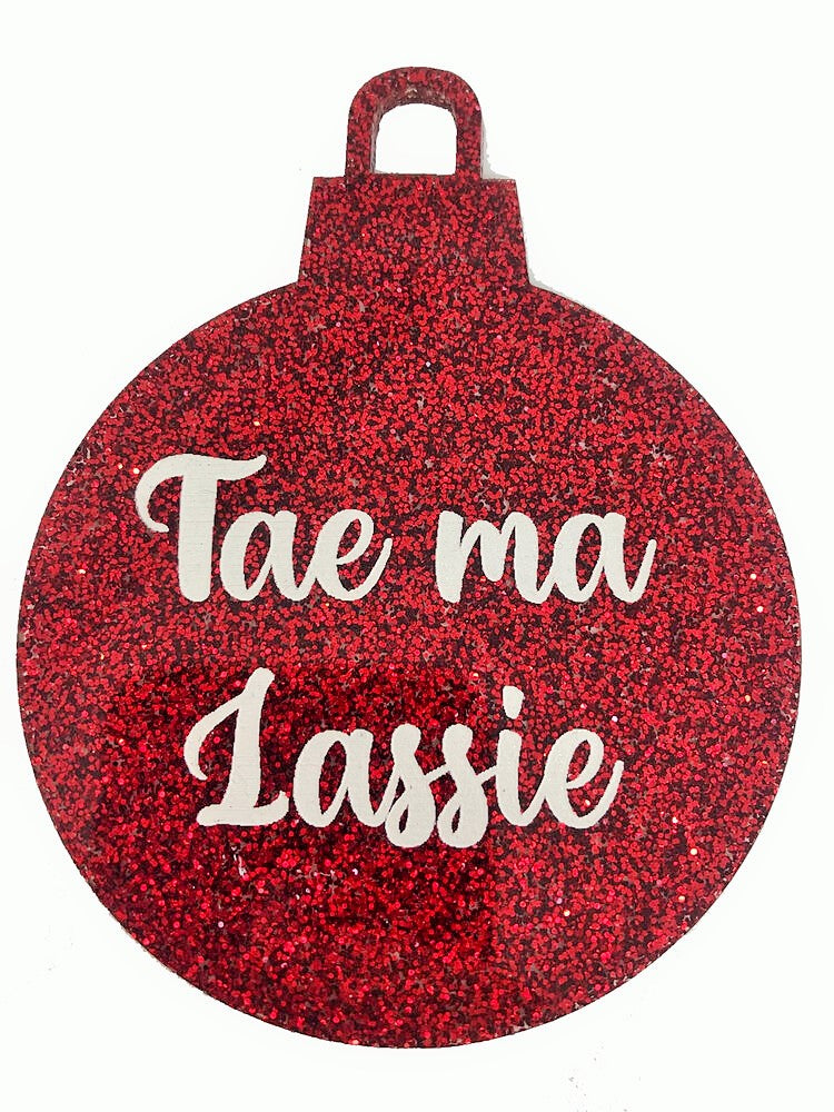 *Scottish Christmas Baubles Designed by Brave Scottish Gifts