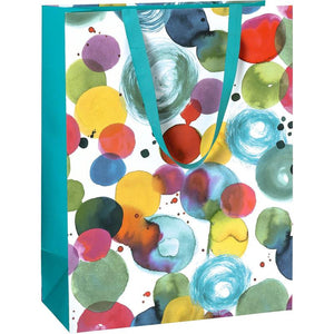'Tonja' Coloured Swirls Gift Bag - Large