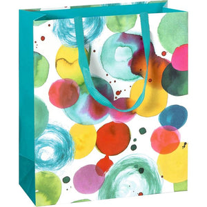 Coloured Swirls Gift Bag - Medium