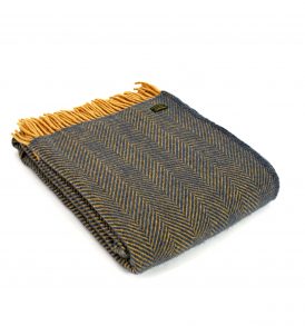 Herringbone Knee Blankets - Pure New Wool Made in the UK by Tweedmill